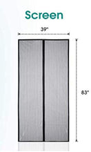 Load image into Gallery viewer, Hands Free Screen Door with Magnet Closure