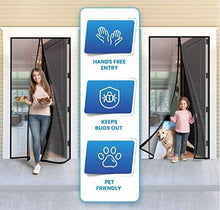 Load image into Gallery viewer, Hands Free Screen Door with Magnet Closure