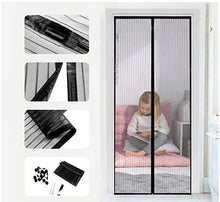 Load image into Gallery viewer, Hands Free Screen Door with Magnet Closure
