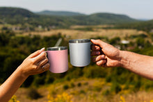 Load image into Gallery viewer, 14 oz Insulated Stainless Steel Tumbler Mug With Slider Sip Lid and Handle