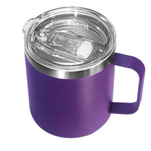 Load image into Gallery viewer, 14 oz Insulated Stainless Steel Tumbler Mug With Slider Sip Lid and Handle