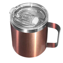 Load image into Gallery viewer, 14 oz Insulated Stainless Steel Tumbler Mug With Slider Sip Lid and Handle