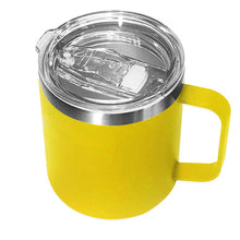 Load image into Gallery viewer, 14 oz Insulated Stainless Steel Tumbler Mug With Slider Sip Lid and Handle