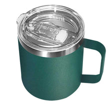 Load image into Gallery viewer, 14 oz Insulated Stainless Steel Tumbler Mug With Slider Sip Lid and Handle