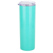 Load image into Gallery viewer, 20 oz Insulated Stainless Steel Skinny Tumbler Mug With Slider Lid