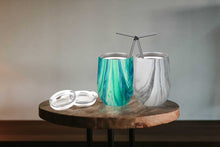 Load image into Gallery viewer, 12 oz Wine Tumbler Mug With Sip Lid