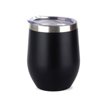 Load image into Gallery viewer, 12 oz Wine Tumbler Mug With Sip Lid