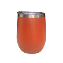 Load image into Gallery viewer, 12 oz Wine Tumbler Mug With Sip Lid