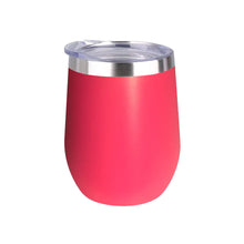 Load image into Gallery viewer, 12 oz Wine Tumbler Mug With Sip Lid