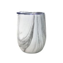 Load image into Gallery viewer, 12 oz Wine Tumbler Mug With Sip Lid