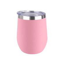 Load image into Gallery viewer, 12 oz Wine Tumbler Mug With Sip Lid