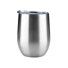 Load image into Gallery viewer, 12 oz Wine Tumbler Mug With Sip Lid