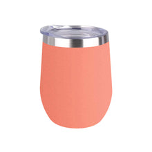Load image into Gallery viewer, 12 oz Wine Tumbler Mug With Sip Lid