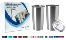 Load image into Gallery viewer, 2 Piece Tumbler Gift Set - Home, Office or Travel - Hot or Cold - 20 oz
