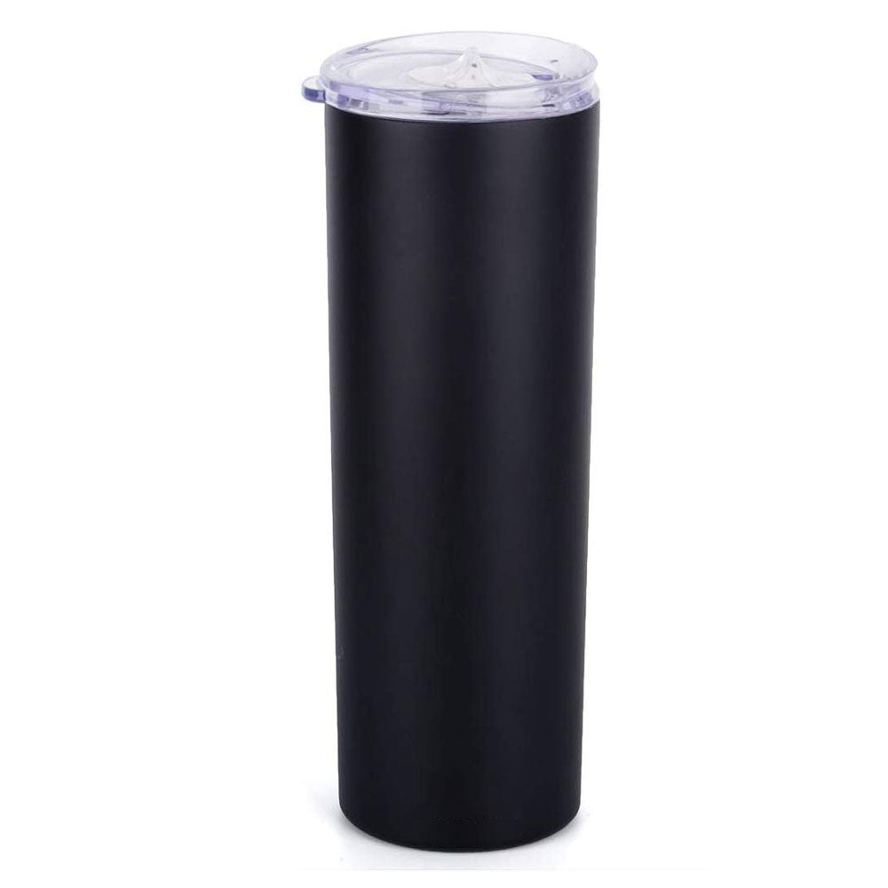 20 oz Insulated Stainless Steel Skinny Tumbler Mug With Slider Lid