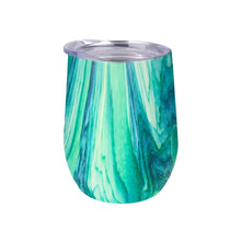 Load image into Gallery viewer, 12 oz Wine Tumbler Mug With Sip Lid
