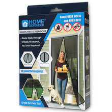 Load image into Gallery viewer, Hands Free Screen Door with Magnet Closure
